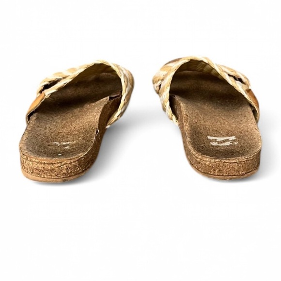 Billabong Women Sandals Sz 9 Beige Beach Boho Coastal Nautical Braided Rope - Picture 5 of 10